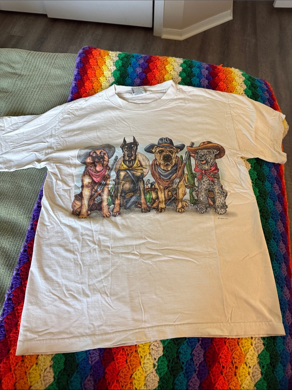 Vintage 90s Prints of Tails AOP Graphic Tee